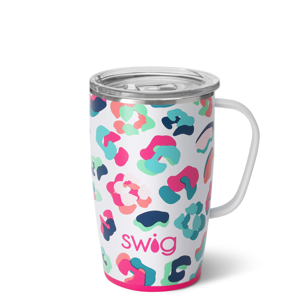 Swig Life XL 32oz Tumbler, Insulated Coffee Tumbler with Lid,  Cup Holder Friendly, Dishwasher Safe, Stainless Steel, Extra Large Travel  Mugs Insulated for Hot and Cold Drinks (A Party Animal)