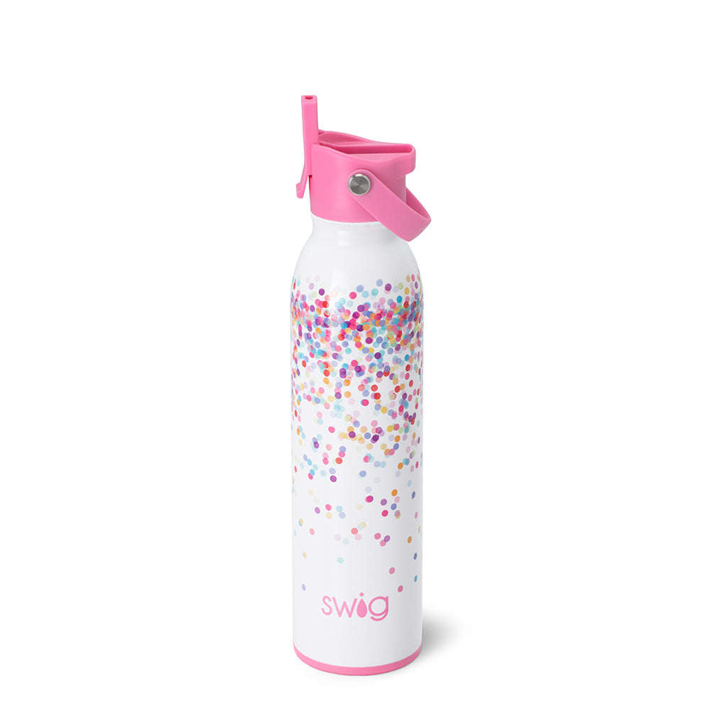 20oz Insulated Water Bottle With Flip Top Chug Spout / Large Strawless  Stainless Steel Water Bottle Personalized With Name 