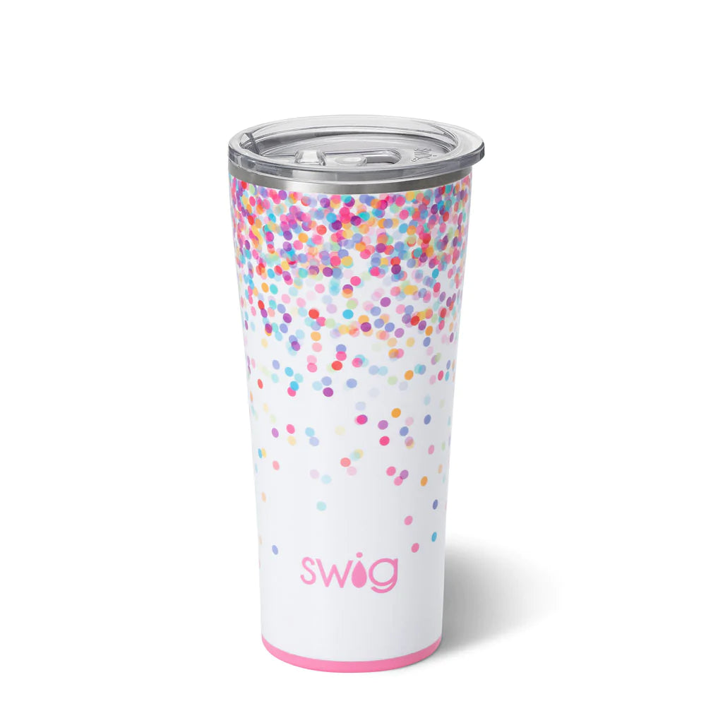 Confetti AM+PM Set - Insulated Wine Cup + Travel Mug - Swig Life