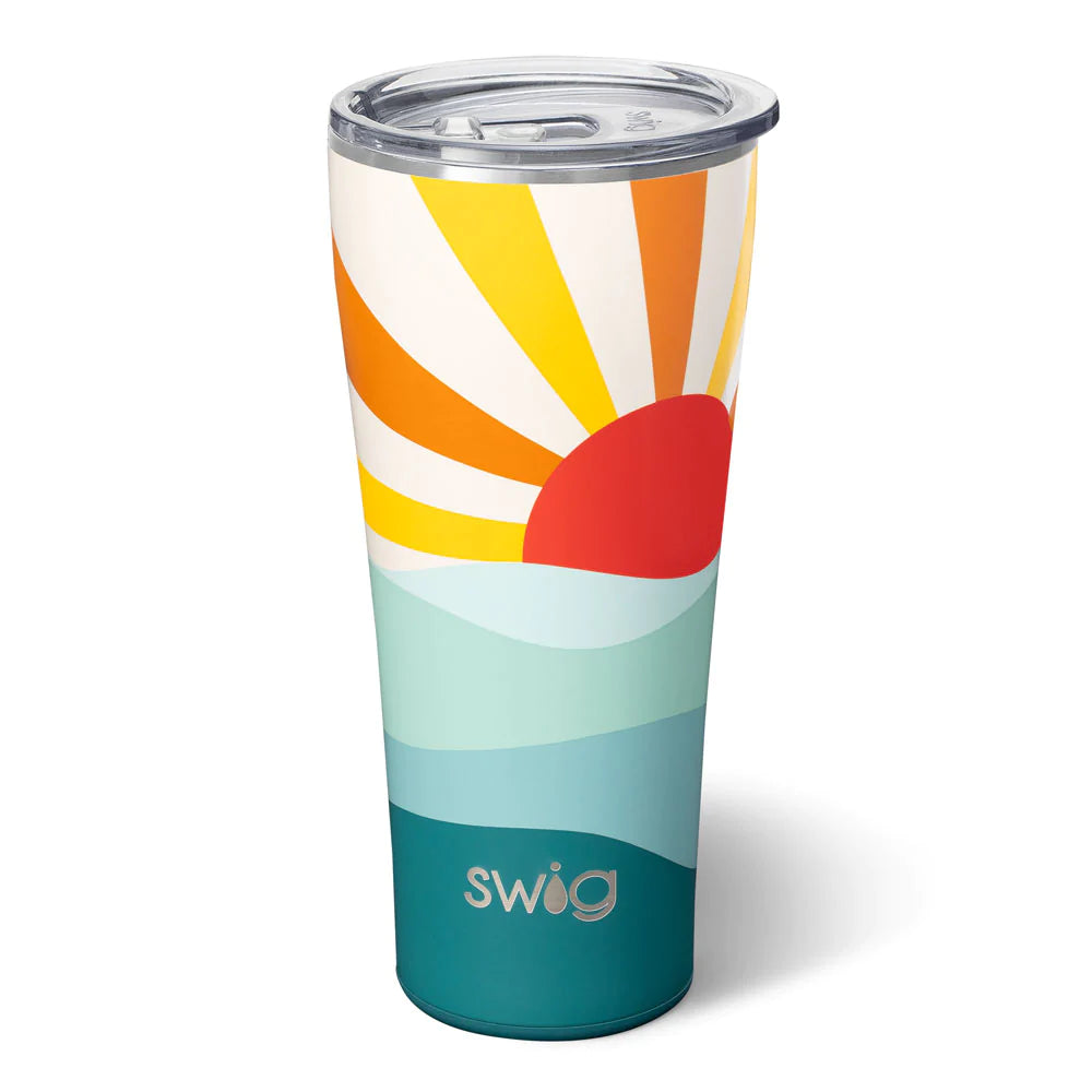 Swig Life Tumbler - Texas Insulated Stainless Steel - 32oz - Dishwasher Safe with A Non-Slip Base