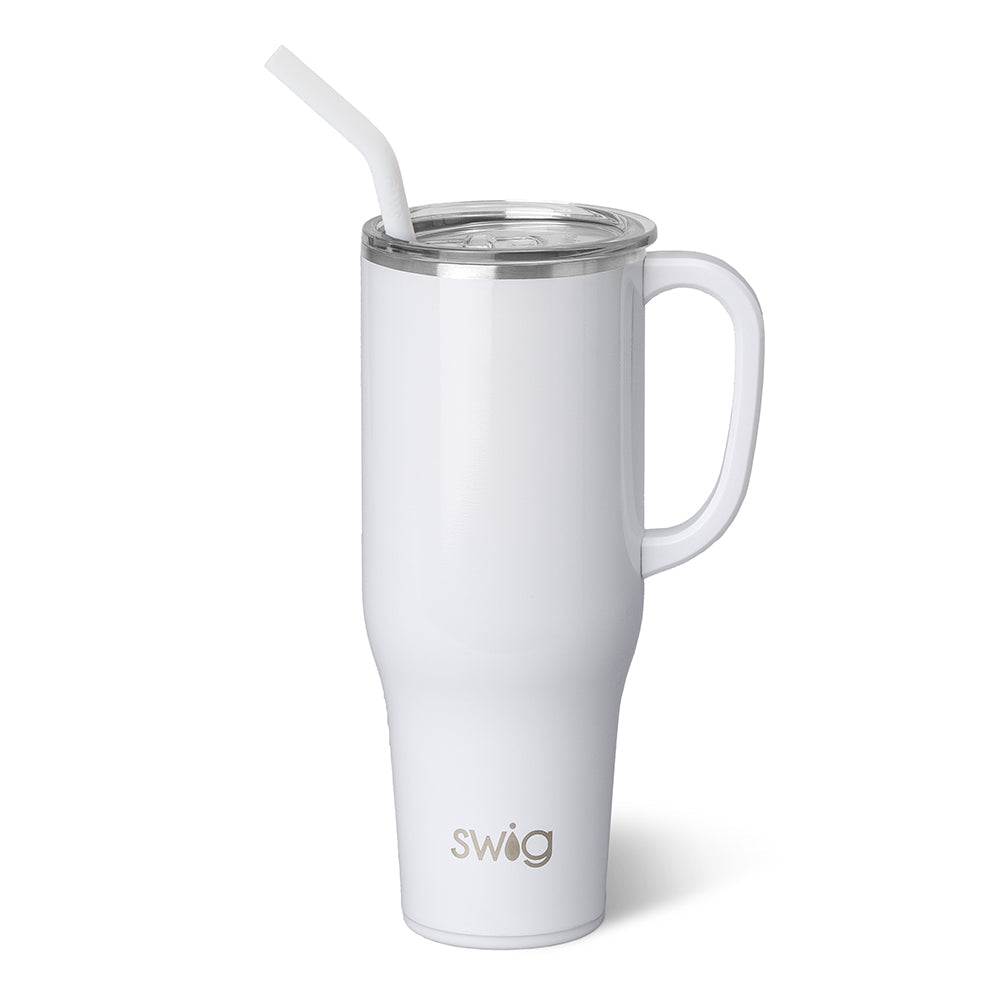 40 oz Tumbler with Handle and Straw Cup Holder Friendly Dishwasher Safe  Extra Large Insulated Tumbler