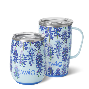Swig Life Stemless Wine Cup - Electric Slide Insulated Stainless Steel - 14oz - Dishwasher Safe with A Non-Slip Base