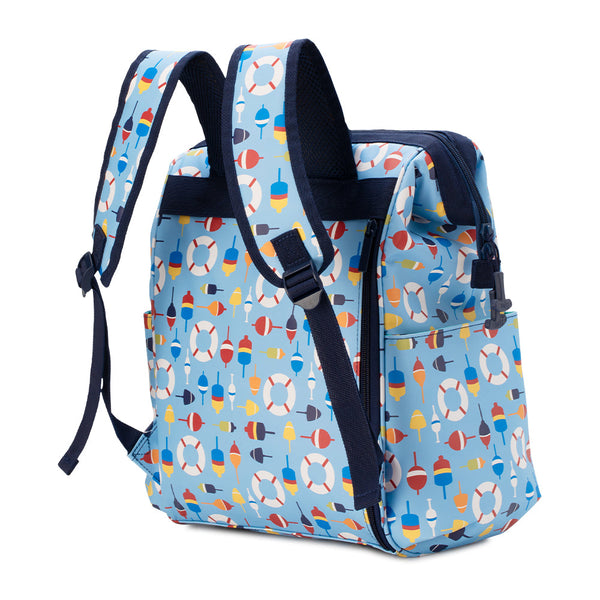 Swig Life Blue Bobbing Buoys Packi Backpack Cooler One-Size